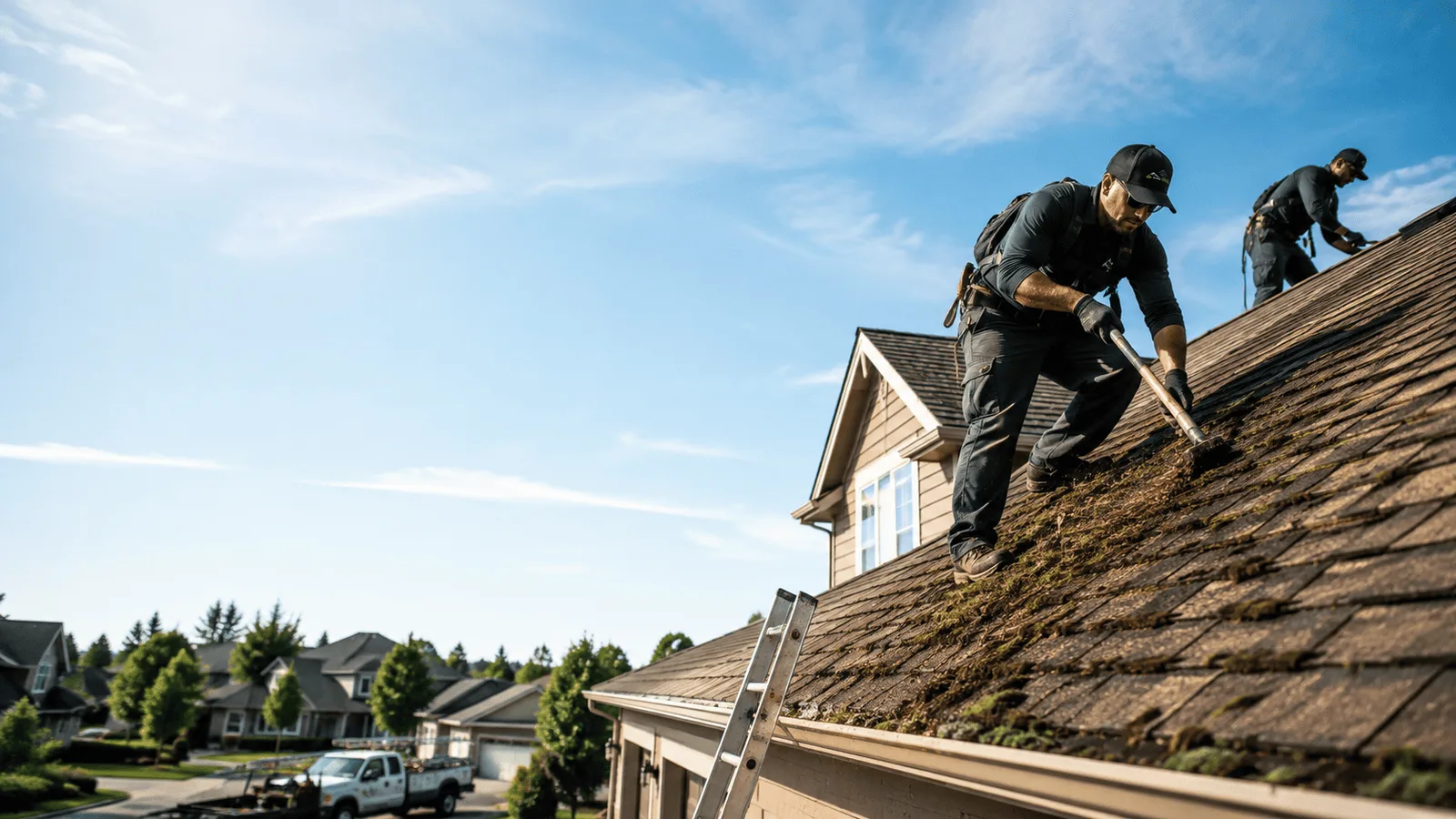 Roof Moss Removal in Redding, CT near me